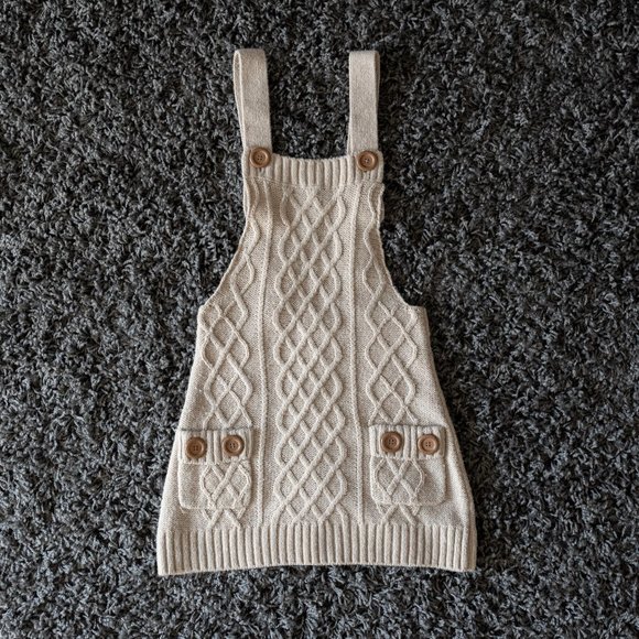 Dresses & Skirts - Knitted Bodycon Overall Dress - Size S Brown *Excellent Condition*